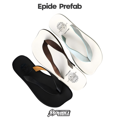【Epide Prefab】Ombre Flip-Flops羊皮革夹趾休闲男女人字拖拖鞋