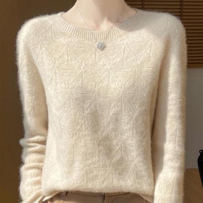 胖mm秋冬大码女士毛衣遮肚子显瘦上衣高级感内搭可外穿针织打底衫