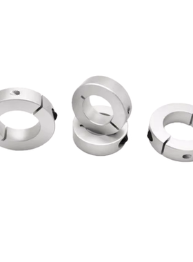 光轴固定环开口卡扣轴套铝夹紧环锁紧套 SCSAW3 6 8 10 15 20 30