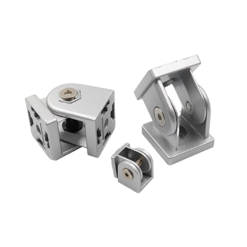 活动铰链工业铝型材 欧标2030 欧标4040 任意角度连接件带柄