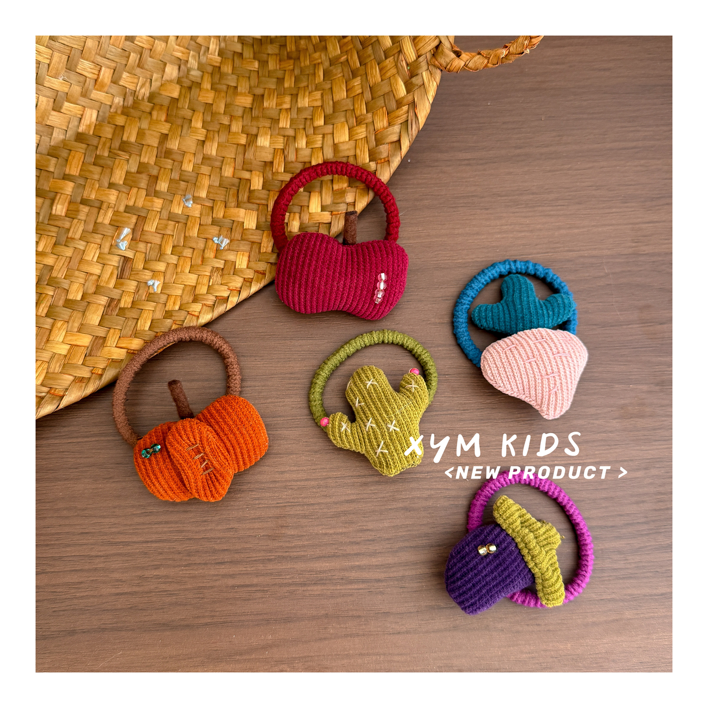 ins趣味手作果蔬儿童发圈