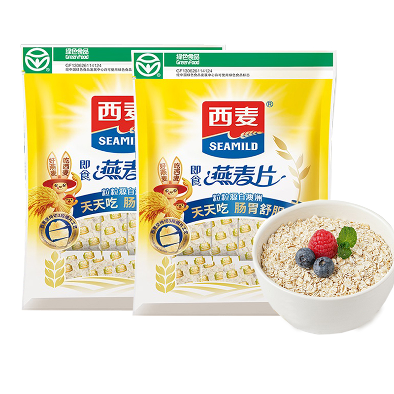 西麦纯燕麦片独立袋装无蔗糖