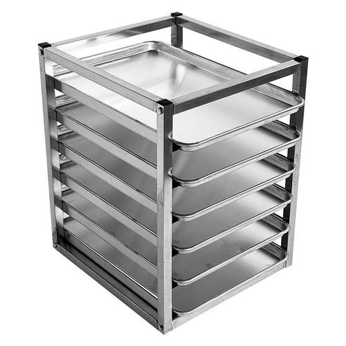 厨房冰箱内置托盘架商用不锈钢烤盘架冰箱架子多层冰柜托盘架商用