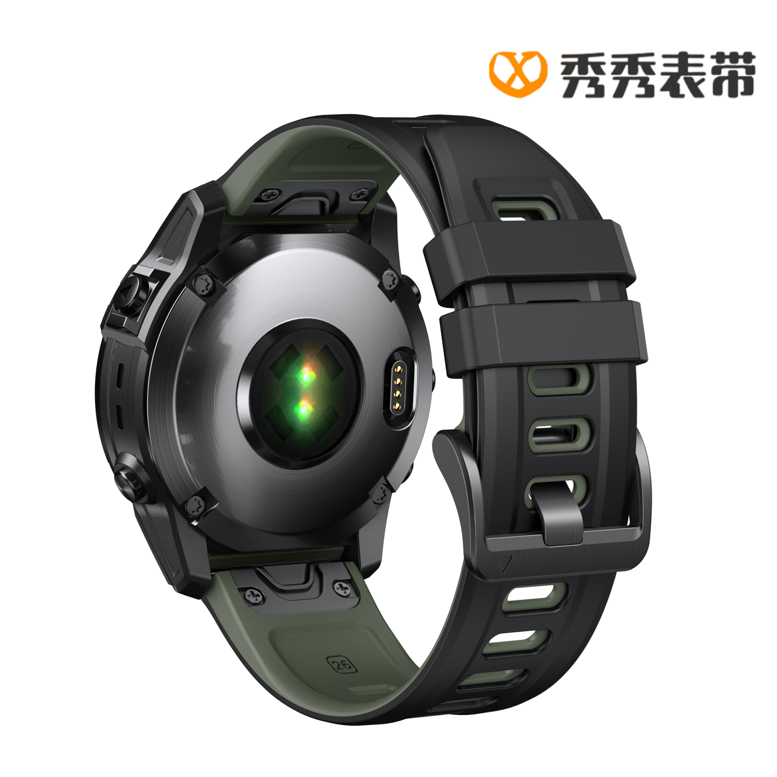 Garmin佳明fenix 3HR替换表带D2 Charlie快拆硅胶表带26mm快拆