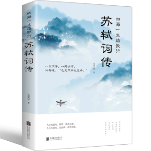 苏轼词传诗词江城子全集文集词集合注定风波一衰烟雨任平生 包邮 苏东坡诗词 苏轼传记 书原版 苏东坡传正版 正版