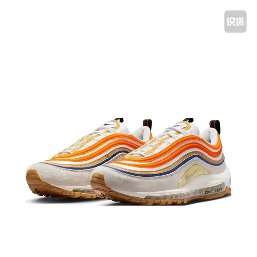 Nike Air Max 97 跑鞋气垫减震全掌舒适透气防滑耐磨百DV2619-100
