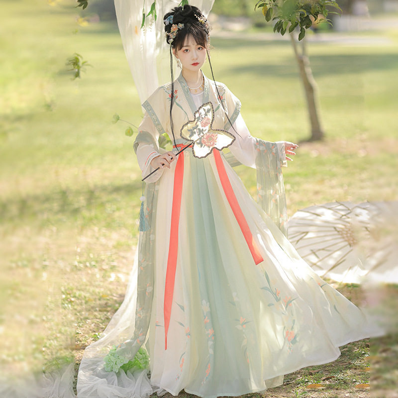 原创设计霏霏语汉服女中国风唐褙子半臂里衣齐腰褶裙套装8285,女装/女士精品,汉服套装,淘宝优惠券,粉丝福利购,淘宝优惠卷