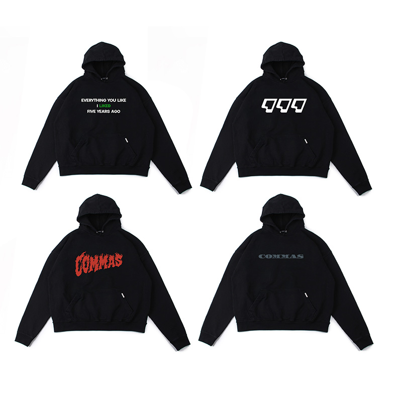 COMMAS嘻哈国潮帽衫卫衣