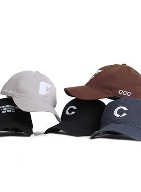 Commas 喻言孔雪儿同款原创国潮美式街头帽子运动鸭舌帽遮阳帽男