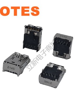 全新AUSB0439-P004A USB3.1插座母座GEN2接口 9P H6.26 数据插座