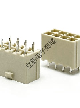 电源插座ATX电流座8PIN 2*4 间距4.2mm 可替代FOXCONN HM3504E