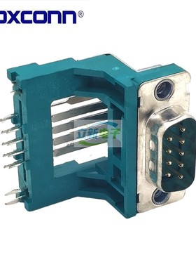 Foxconn/富士康DM10151-N5W2-4F原装DSUB连接器9P架高绿色VGA公头