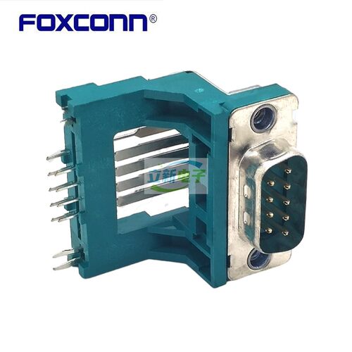 Foxconn/富士康DM10151-N5W2-4F原装DSUB连接器9P架高绿色VGA公头