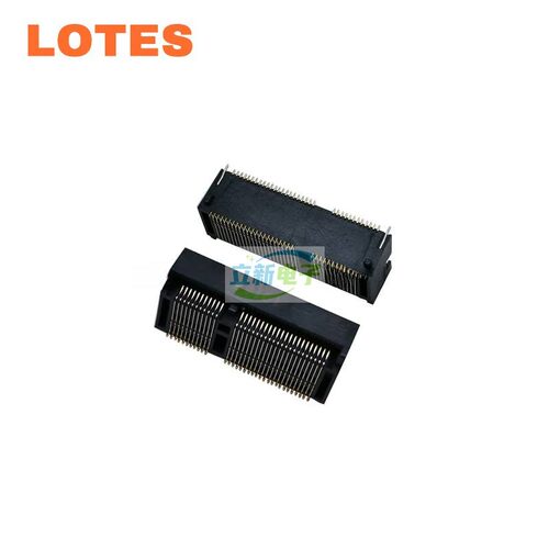 LOTES APCI0600 原厂M.2无线网卡接口WLAN H=8.5 E-KEY防退PIN