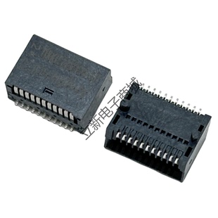 现货 母座连接器 2x28G DSFP+光纤高速接口 56G PAM4 原厂连接器