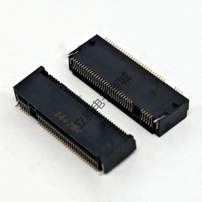 LOTES卡槽 NGFF插座SSD固态M.2硬盘 0.5mm67P M-KEY  4.2H