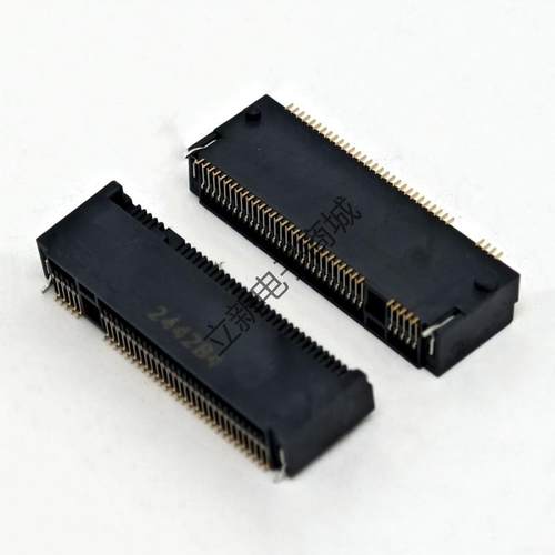 LOTES卡槽 NGFF插座SSD固态M.2硬盘 0.5mm67P M-KEY  4.2H