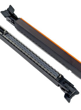 PCIE5.0显卡插槽 GEN5.0 黑色飞机尾 贴片164Pin 鱼尾扣插槽