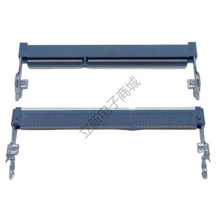 1笔记本DDR3内存插槽204Pin高5.2H反向1.5V 2013290 原装 TE泰科2