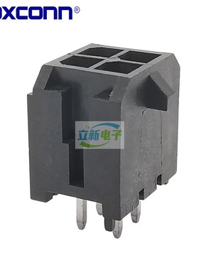 Foxconn/富士康HM4202E/ATX电源板端插座4P 3*3mm牛角