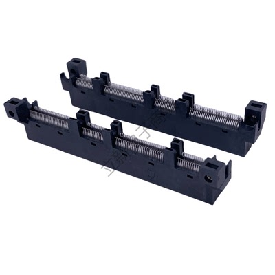 全新富士康 168PIN PCIE夹板式带耳朵 二排针X16显卡插槽接插件