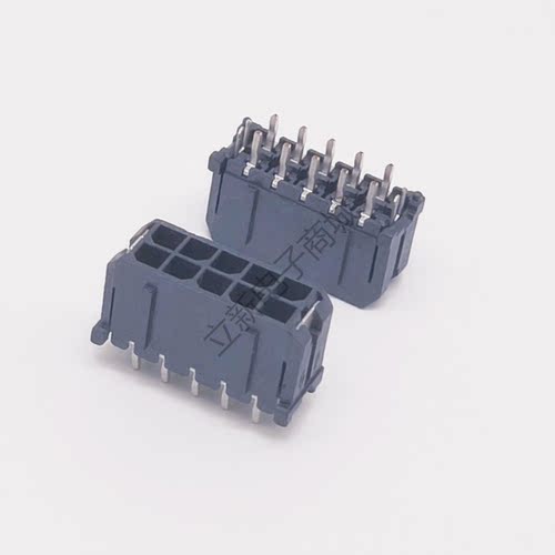 3406EPR00-32M-G插座 M×3.0mm间距连接器 双排2*5P直针座插座