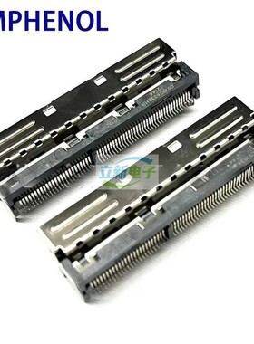 Amphenol安费诺 G97R24332HR MCIO 124P R/A连接器Mini Cool Edge