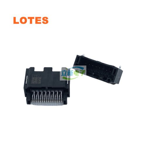 LOTES AAUS05AP5-016K02 汽车BMS 16P 黑色公座 板端连接器