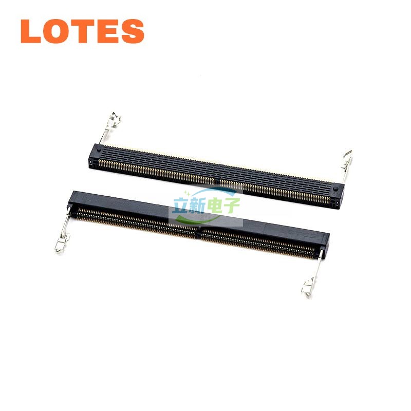 LOTES连接器五代内存插槽SODDR5 262PIN H=4.0mm 808001347