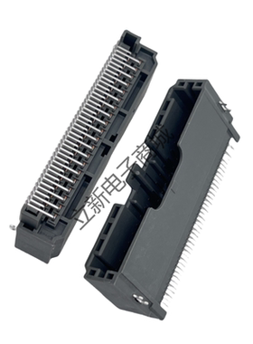 嘉泽得意 储能连接器 汽车BMS 公座 塑料成品板端 灰色40P卧贴