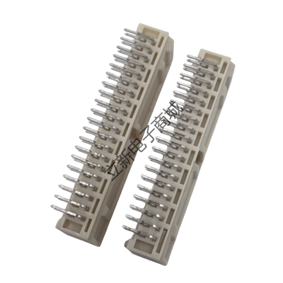 全新LOTES 汽车板端连接器 BMS母座塑料成品 38Pin米白色