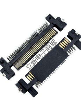Foxconn LDP1683-13B69-9H硬盘接口68pin 卧式贴片公头SAS连接器