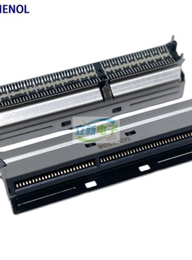 Amphenol G42V14312HR 立式贴片124Pos Mini Cool Edge高速连接器