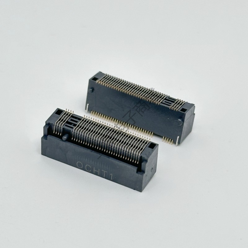 原装现货 MINIPCIE连接器 NGFF插槽 M.2插座 6.7H高 75PIN M-KEY