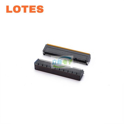 LOTES APCI0471 原厂连接器 PCIE4.0显卡插槽 8X 98PIN 定位柱SMT