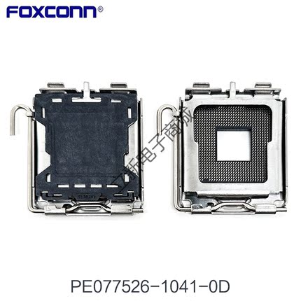 Foxconn/富士康 PE077526-1041-0D LGA775 CPU保支架座子台式电脑