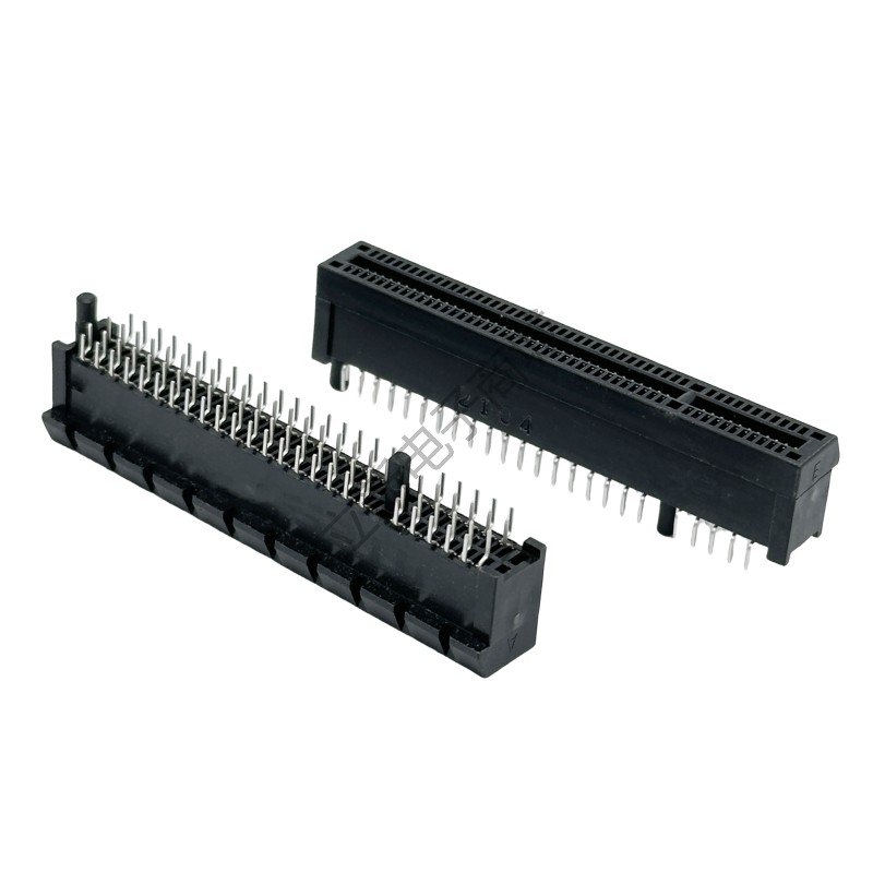 现货台产原装PCI-E 98P直插 8X连接器显卡插槽