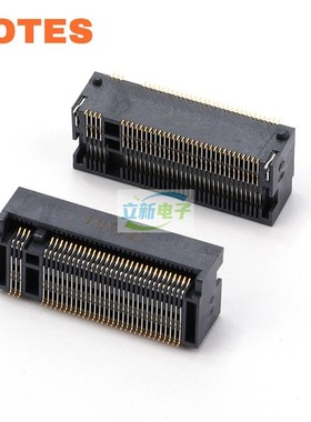 LOTES APCI0162 连接器 M.2无线网卡接口 H=8.5 A-KEY 黑色