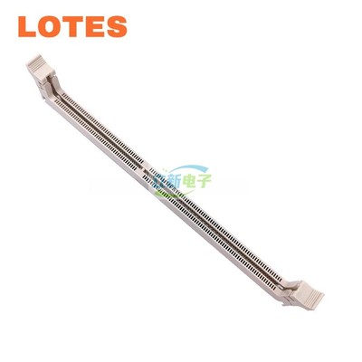 LOTES AAA-DDR-204-K02电脑三代服务器内存插槽DDR3 240PIN米白色