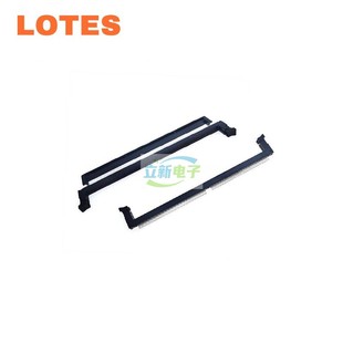 LOTES DDR5-288PIN 夹板型 RDIMM 带黑色耳朵 电脑内存插槽连接器