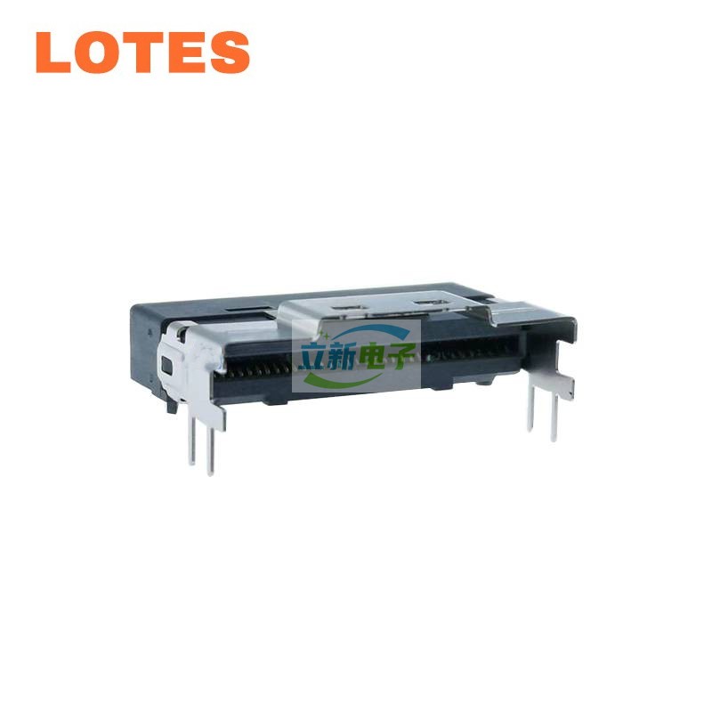 LOTES SFF-8654 8X 卧式母座 SlimSAS 74PIN 90度卧式 808004799