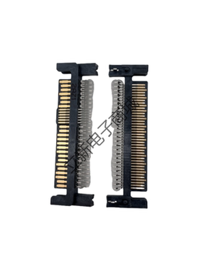 SFF-8639公座 PCIE SAS 68PIN 卧式插针DIP SSD硬盘接口U.2座子