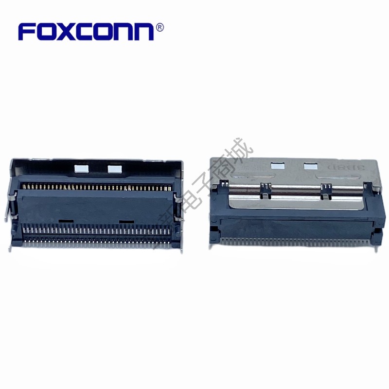 富士康 LDG2743-14N34-7H MICO 8654 PCIE5. 0 卧式74PIN 连接器