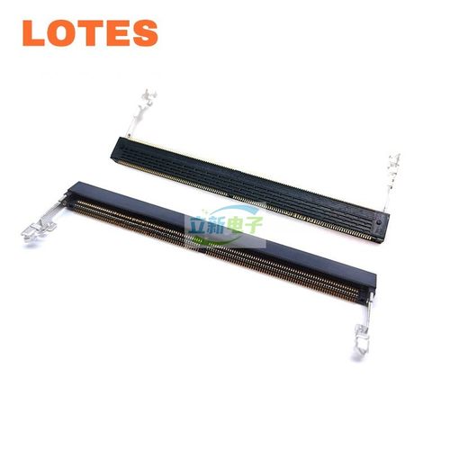 LOTES 连接器五代内存插槽SODDR5 262PIN 4.0mm厚度反向808001346