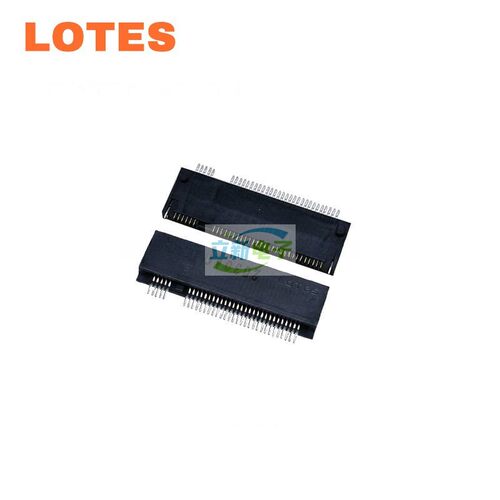 LOTES APCI0657 连接器M.2固态硬盘接口 H=2.3 B-KEY NGFF插座