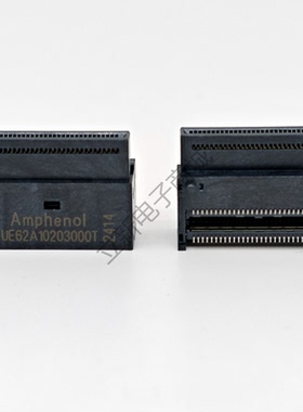 Amphenol 安费诺  OSFP 112G Connector  UE62-A1020-X000T  插头