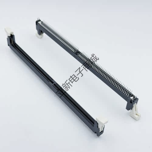 Lotes/嘉泽得意 ADDR0143-K024C05 288PIN 黑体白耳 DDR4内存插槽