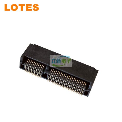 LOTES APCI0136-P001A M.2接口座子NGFF插槽插座 E-Key 4.8H 67P