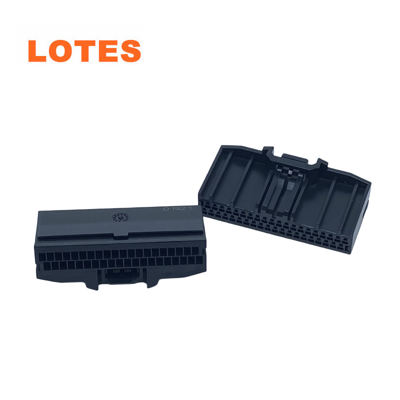 LOTES嘉泽得意 AAUS01AS0-040K01 线束连接器40PIN 黑色 原装现货