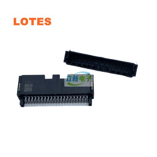 LOTES原装 AAUS05AP5-040K02 40P黑色卧贴胶壳 汽车连接器现货
